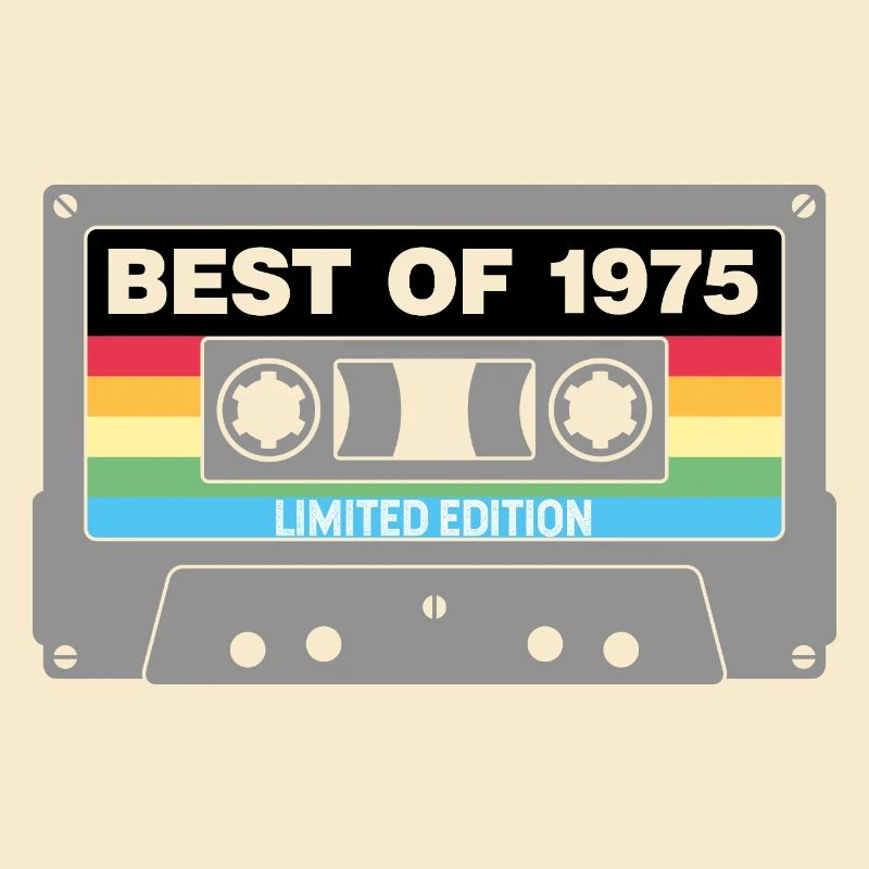 Limitierte Vintage Kassette Regenbogen 1975