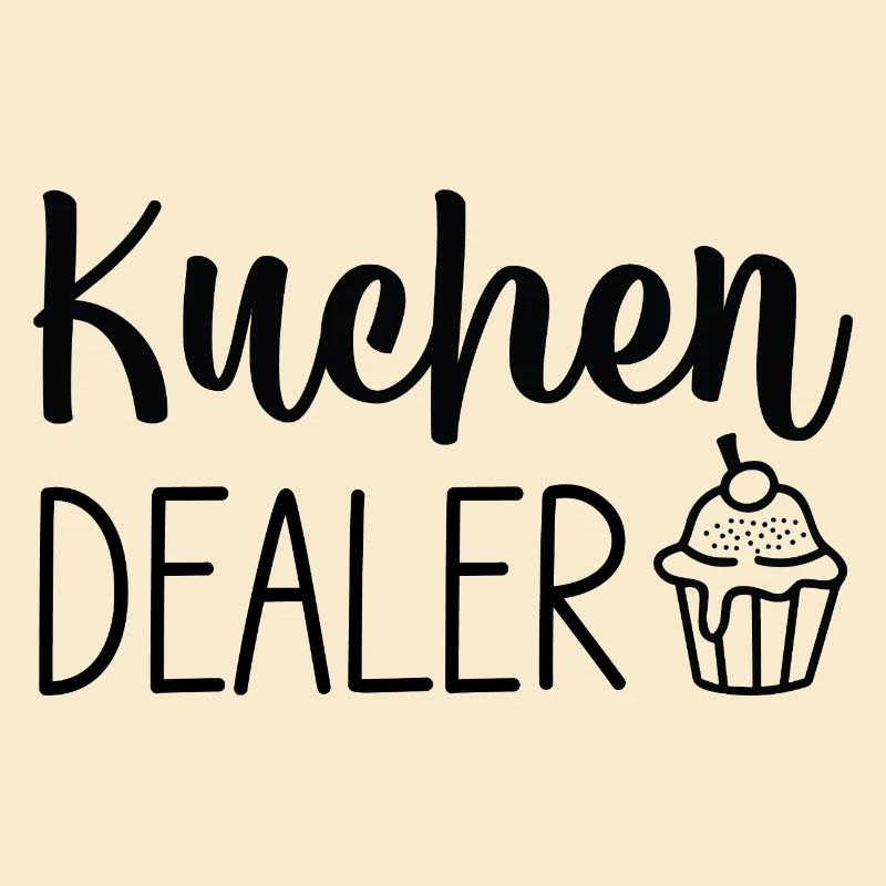 Kuchen Cupcake Script Logo