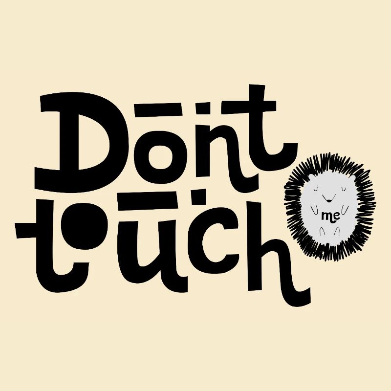 Ne touche pas à un hérisson mignon