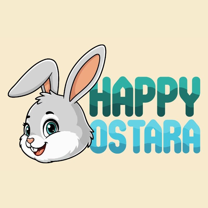 Frohes Ostara Rabbit Bunny Ostara Frühling