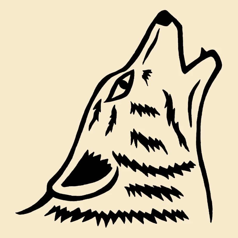 Das Heulen des schwarzen Wolfes