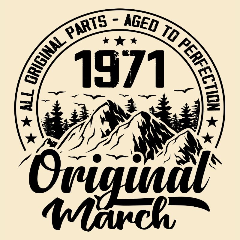 1971 March Original: 53 Years Anniversary Gift
