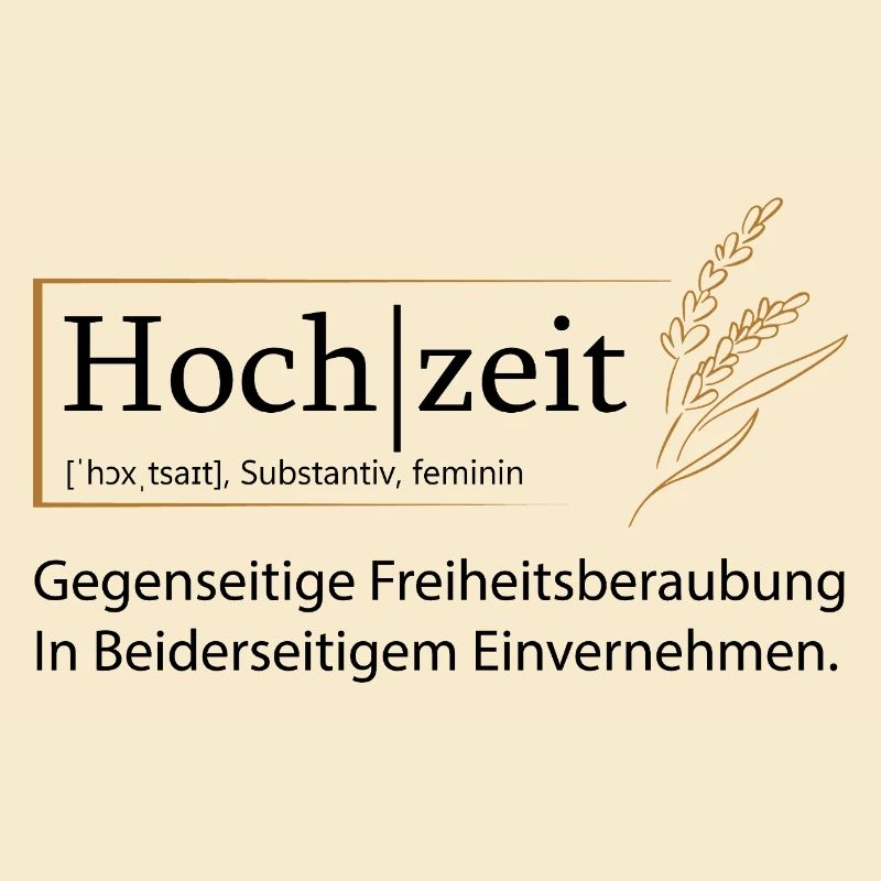 Hochzeit Definition Freiheitsberaubung Geschenk