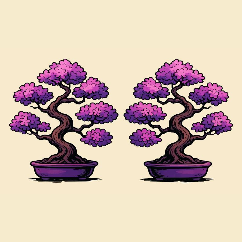 Double Sakura Bonsai