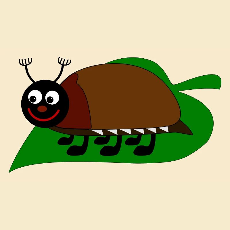 Maikäfer auf einem Blatt