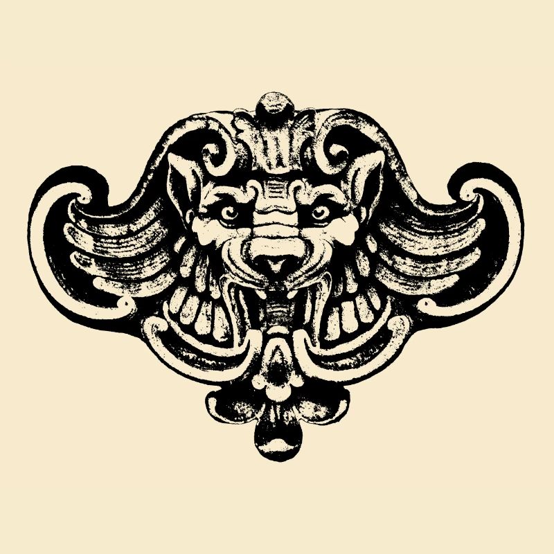 Geflügelter Löwe oder Wolf / Chimäre