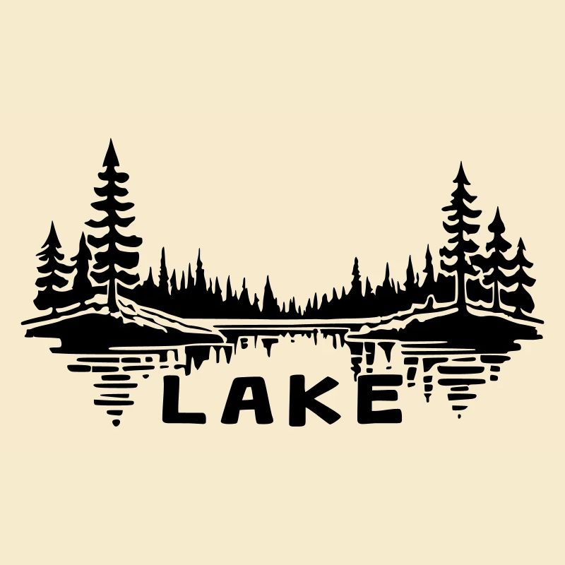 Lake Reflection [Black]