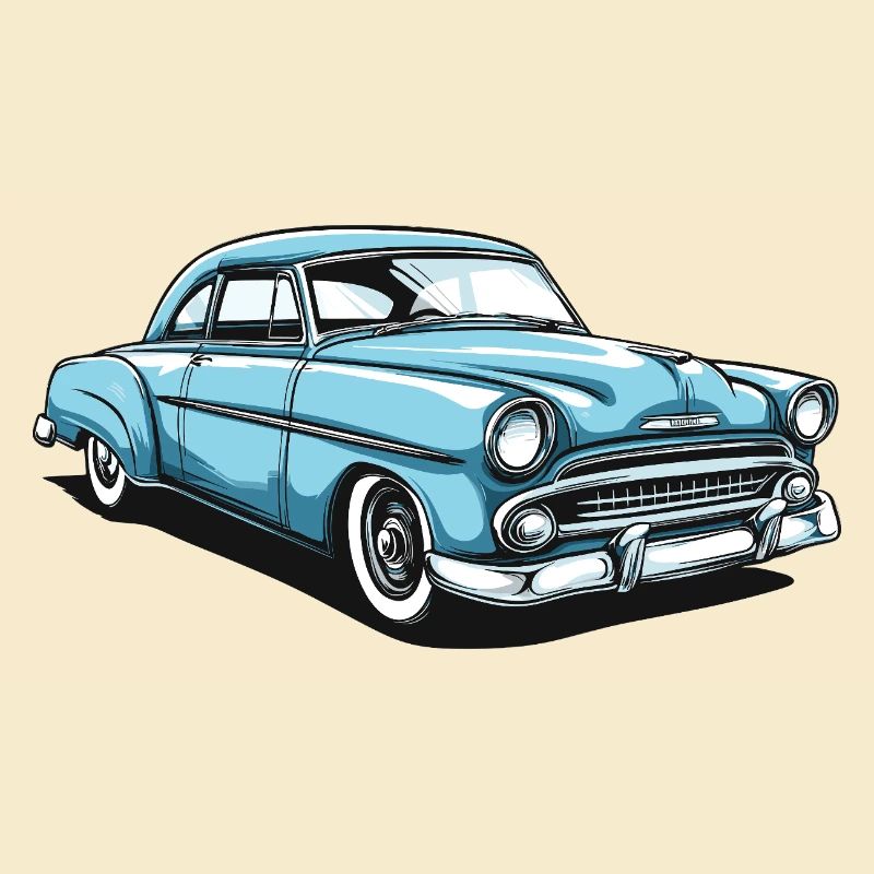 Nostalgisches Retro-Auto Design