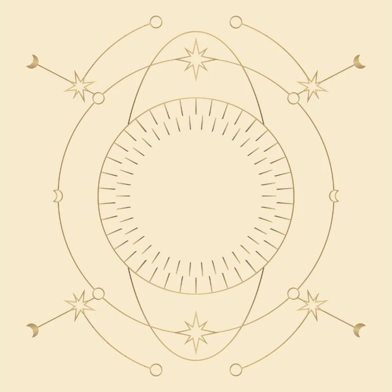 Conception de l’orbite du cercle d’étoile dorée