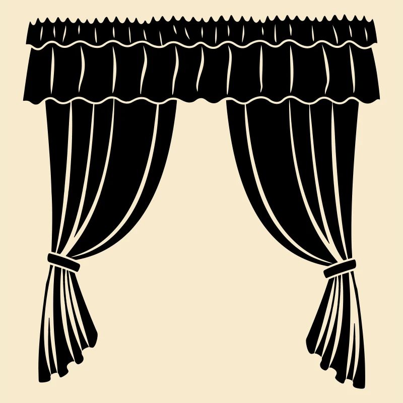 Vorhänge Theater oder Geschäft