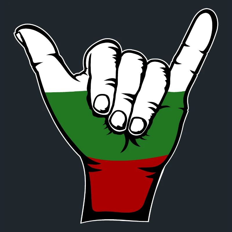 Drapeau de la Bulgarie Symbole de surf