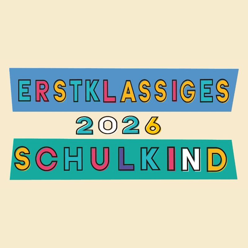 Erstklassiges Schulkind 2026