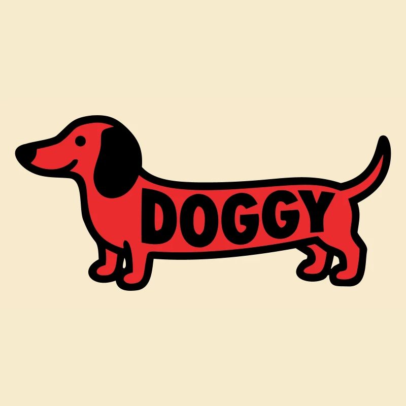 Teckel Chien Chien Dit Rouge