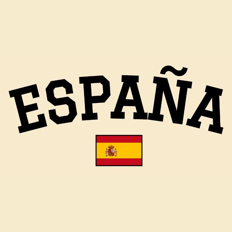 Spain Flag Design Black