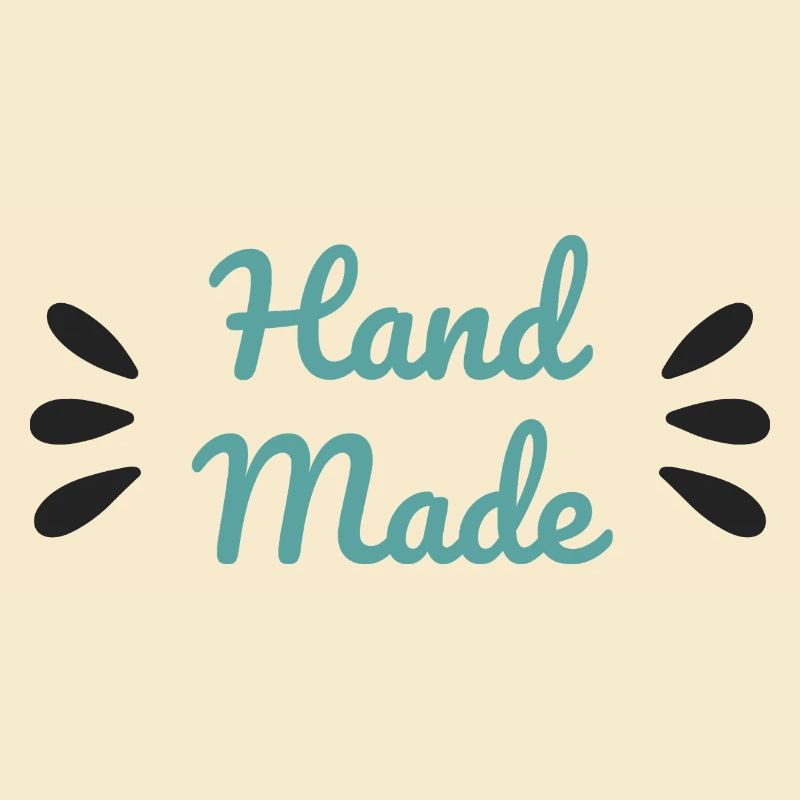 Handgemachtes Minimalistisches Bastelhemd im Skriptstil