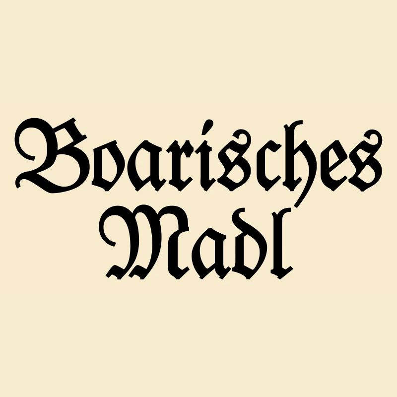 Boarisches Madl - Ein Mädel aus Bayern