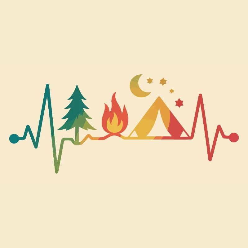 Étoiles de la nuit de camping au feu de camp