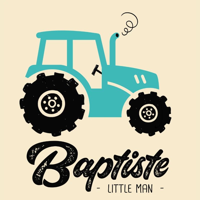 Baptiste first name baptist with tractor