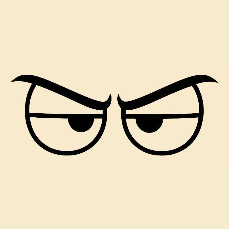 Angry Eyes Expression