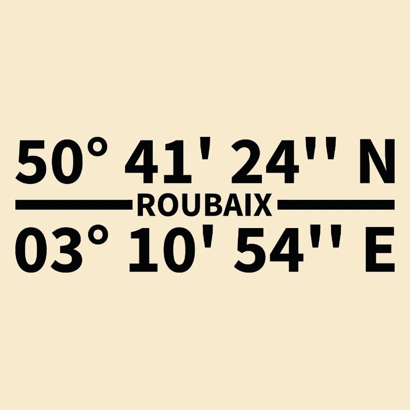 Coordonnées de Roubaix