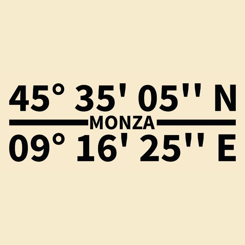 Monza coordinates
