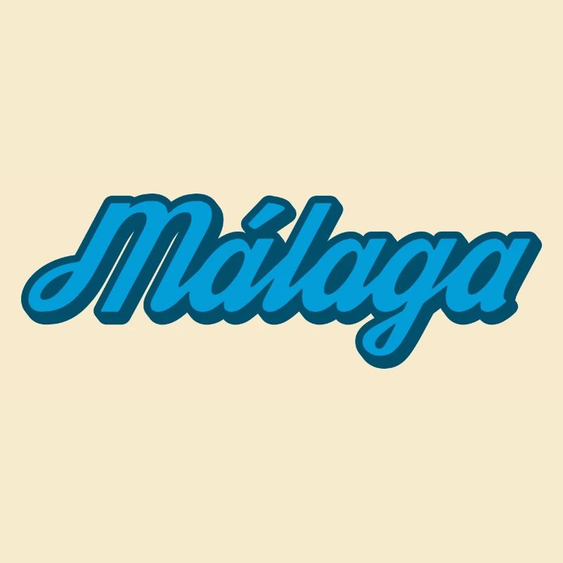 Malaga Coastal Script Bleu