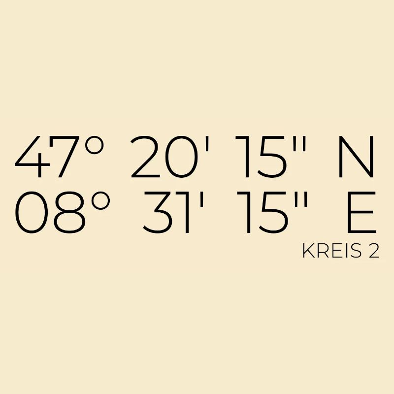 Coordinates District 2 Zurich