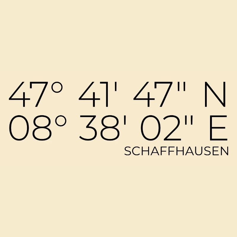 Coordinates Schaffhausen
