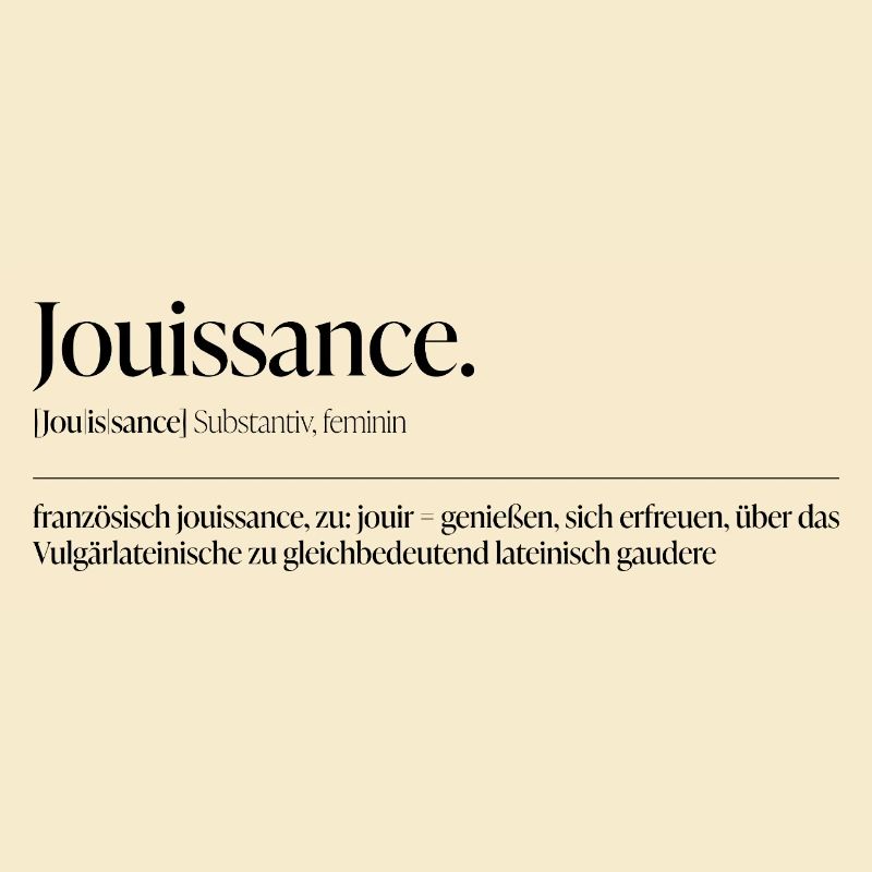 Jouissance – Le désir comme déclaration
