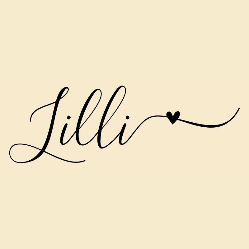 Lilli Surname First Name Decorative