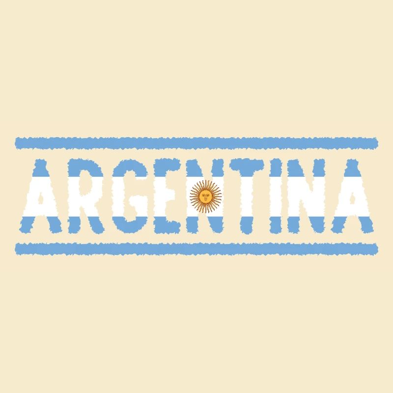 Texte du drapeau argentin Design vieilli de la Sun Pride
