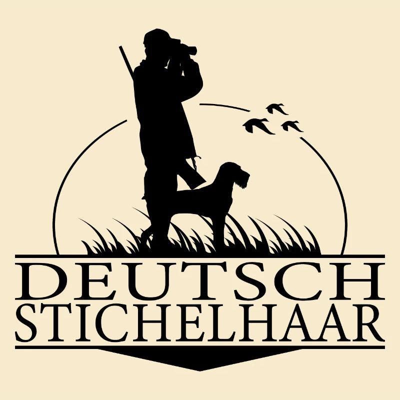 DEUTSCH STICHELHAAR Jagdhunde Jäger Hunde Wilsigns