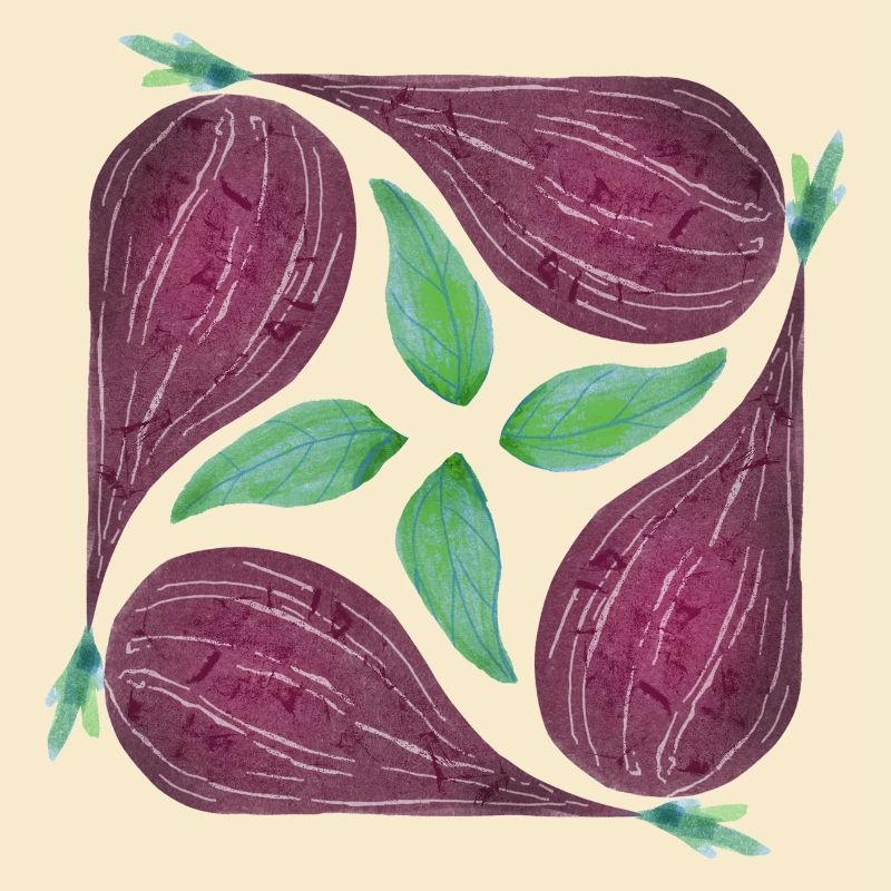 Red Onion Pattern