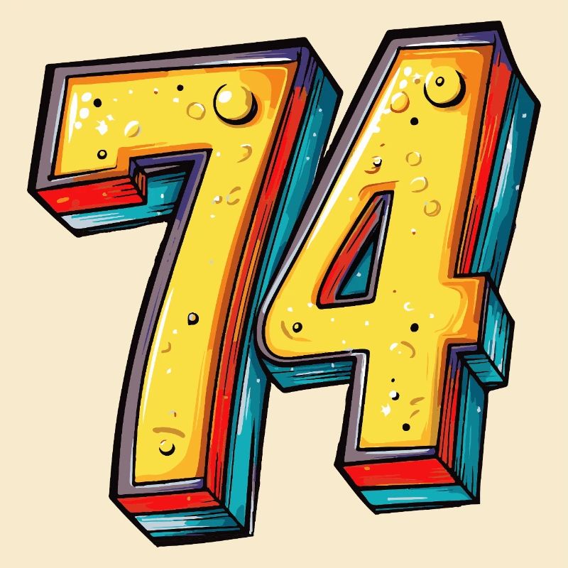 74 Nombre Coloré