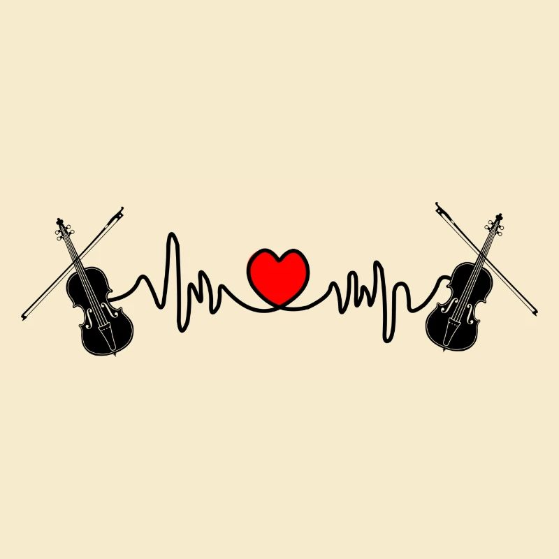 Cardio Herzfrequenz Violine