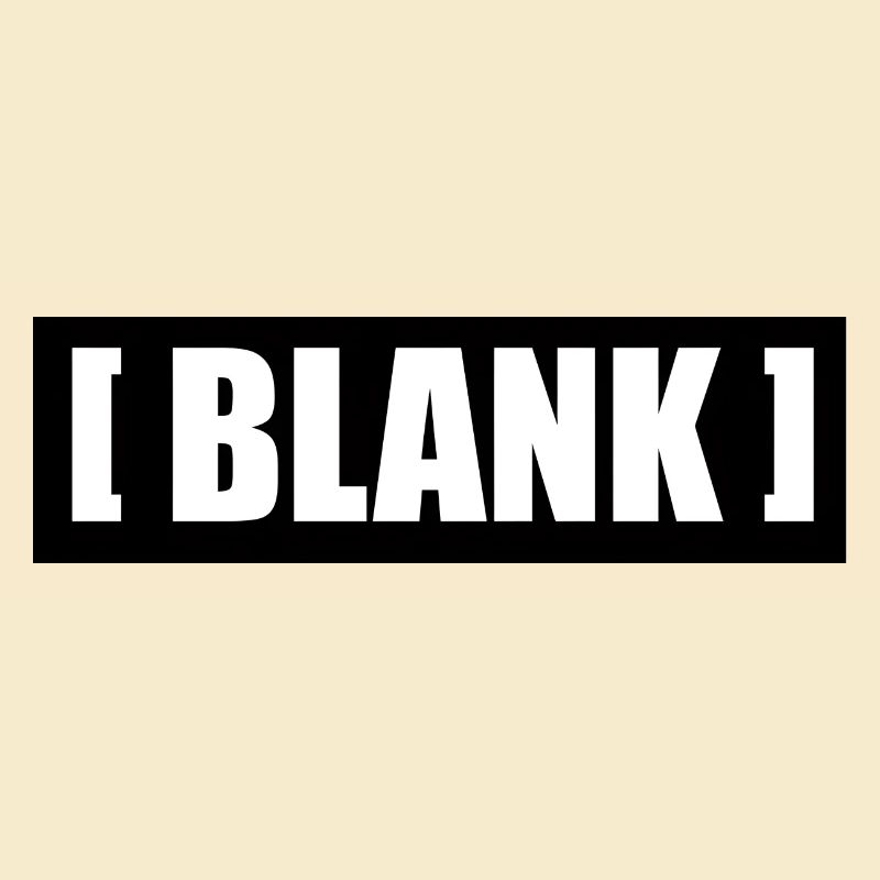 [ Blank ] Pas de logo Typographie