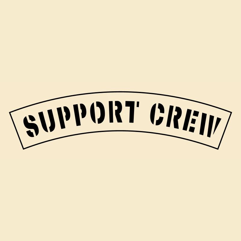 Support Crew Style Patch