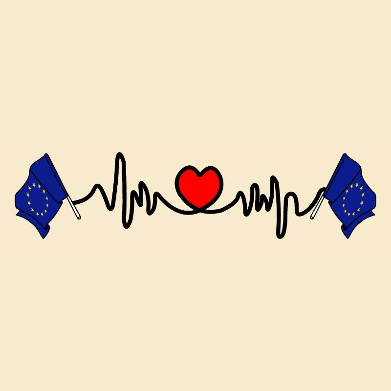 Herzfrequenz-Cardio-Flagge EU