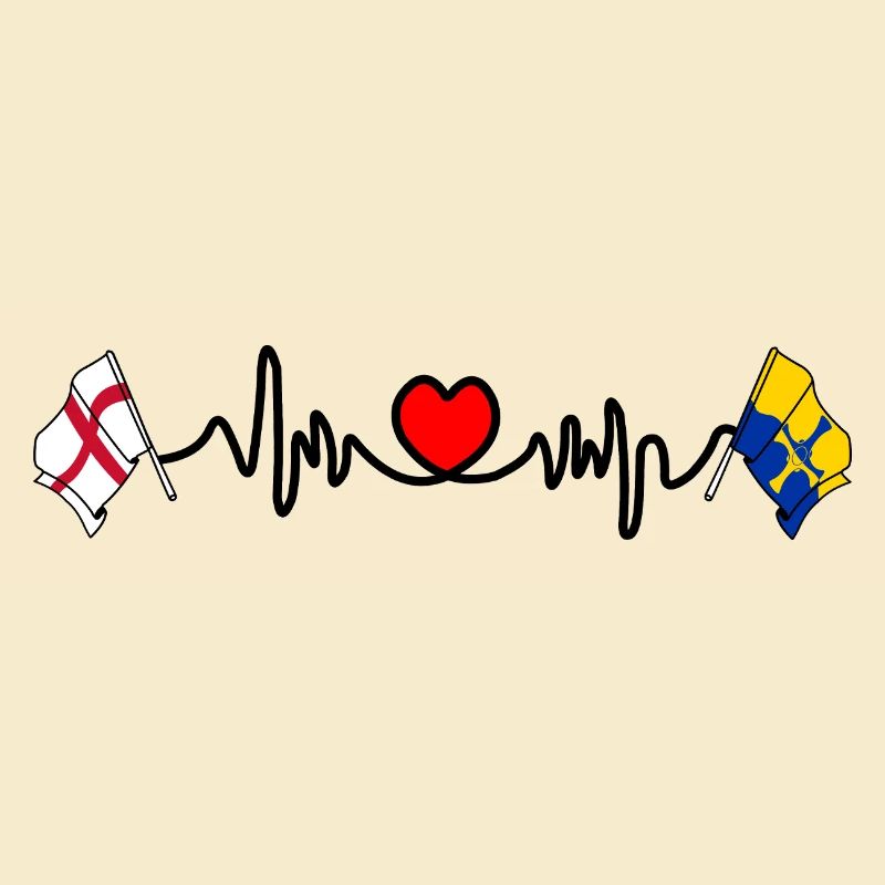 Durham & England-Flagge