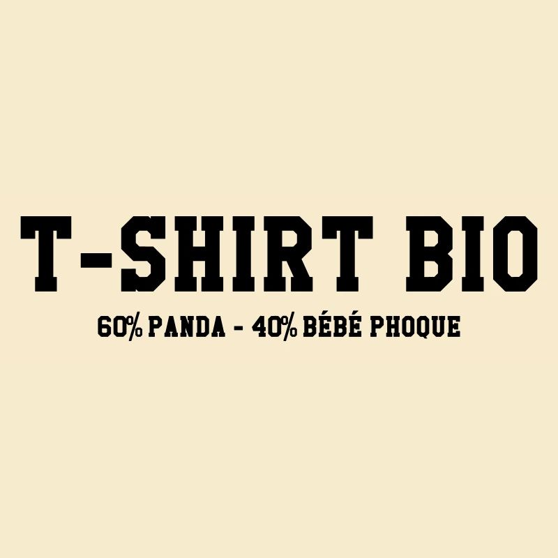 Bio Panda Bebe Phoque Humour