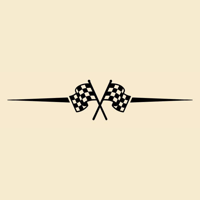 Icône de course de drapeau de course