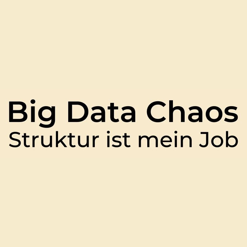 Big Data Chaos – La structure est mon travail