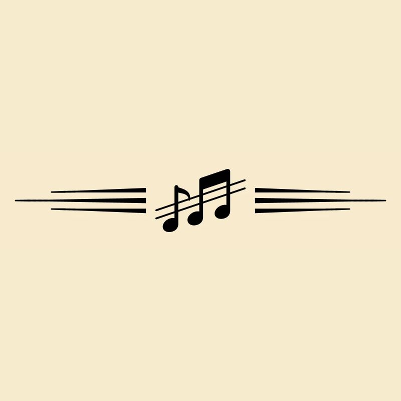 Music Notes Line