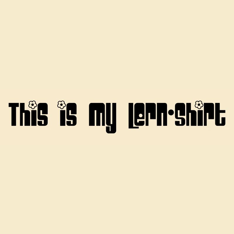 Learning shirt