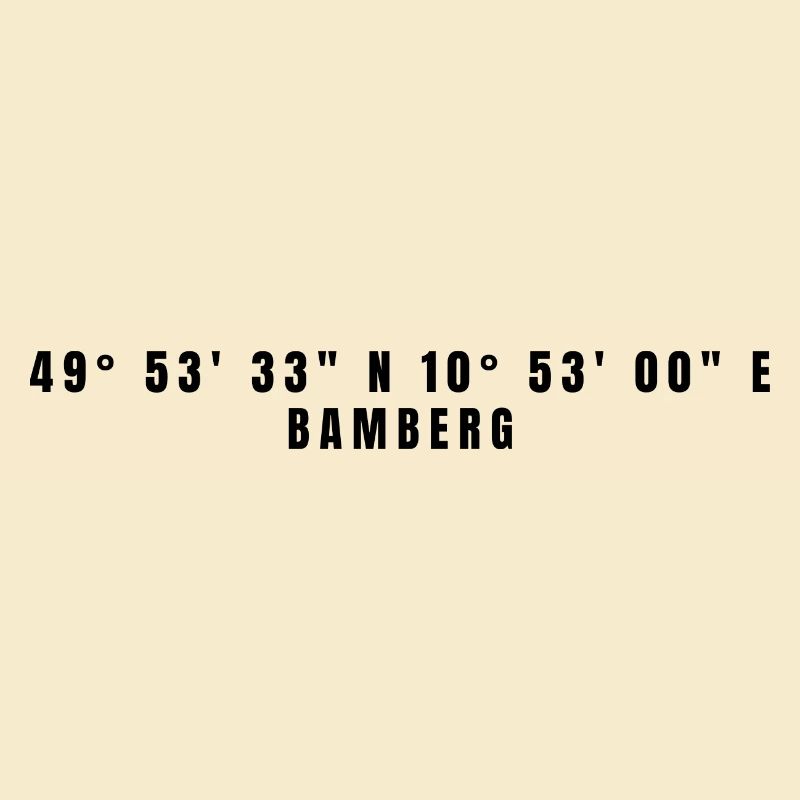 Bamberg Bavaria Coordinates