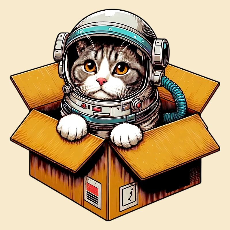 Astronaut Katze