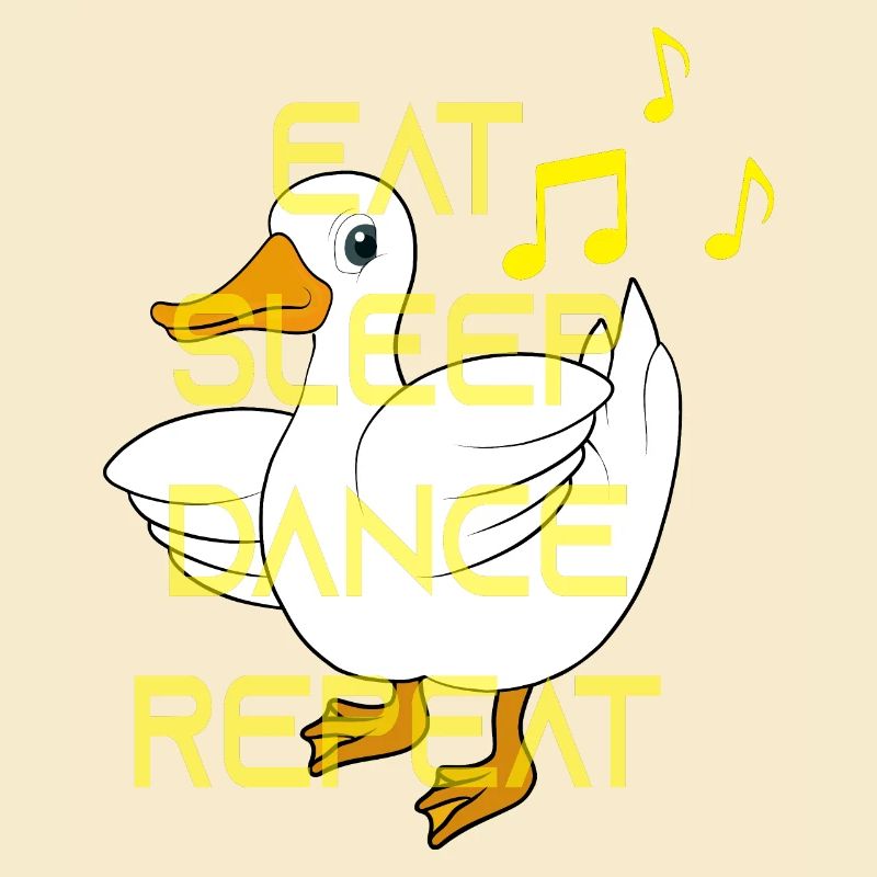 Duck Dance Saying Eat Sleep Dance Repeat