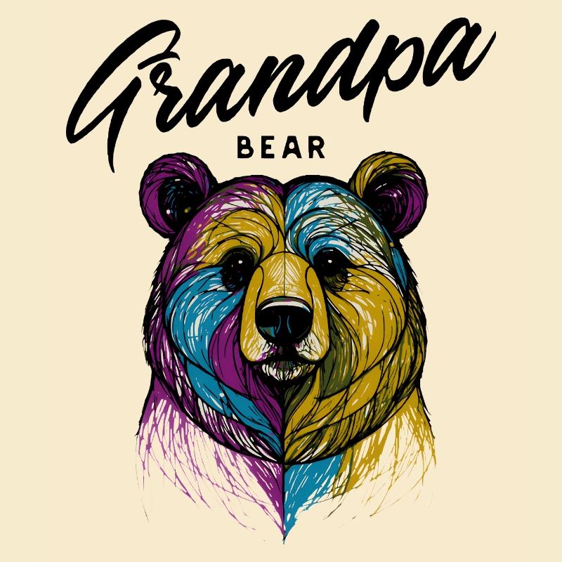 Rainbow Bear Split Opa Bär