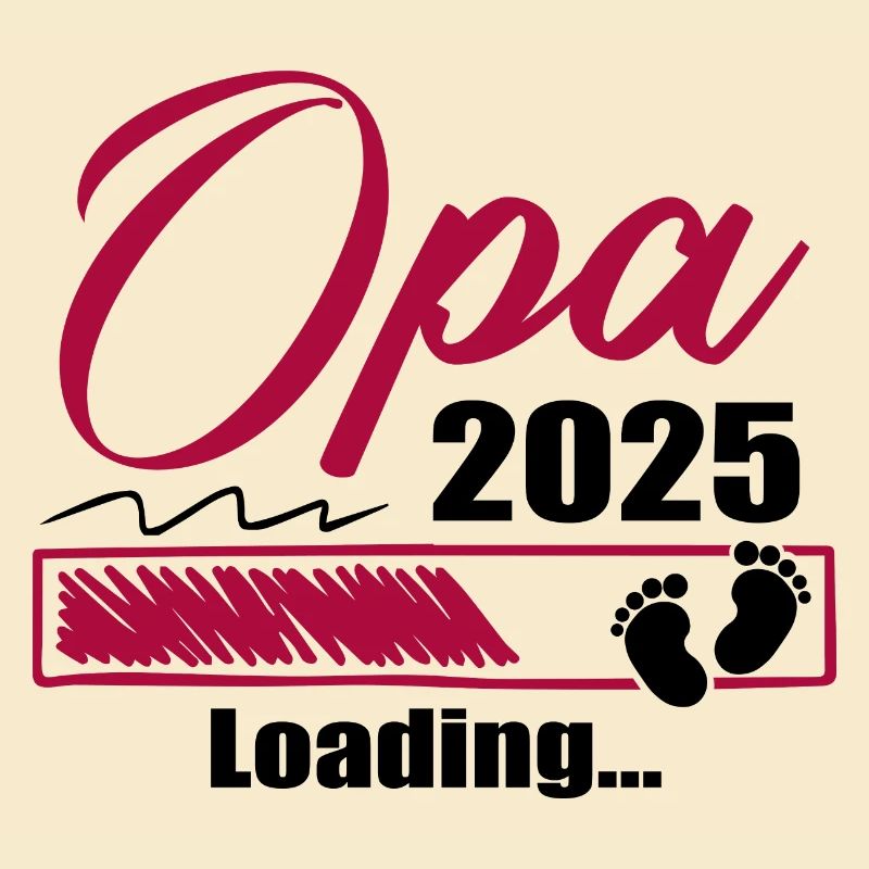 Werdender Opa 2025 Opa loading Geschenk Männer