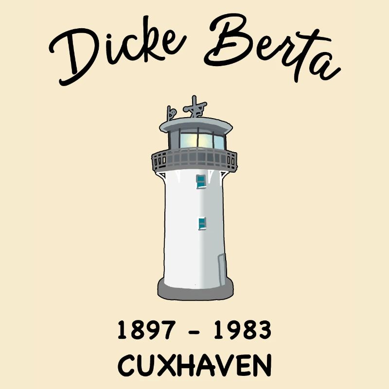 Leuchtturm Dicke Berta, Cuxhaven, Hafen
